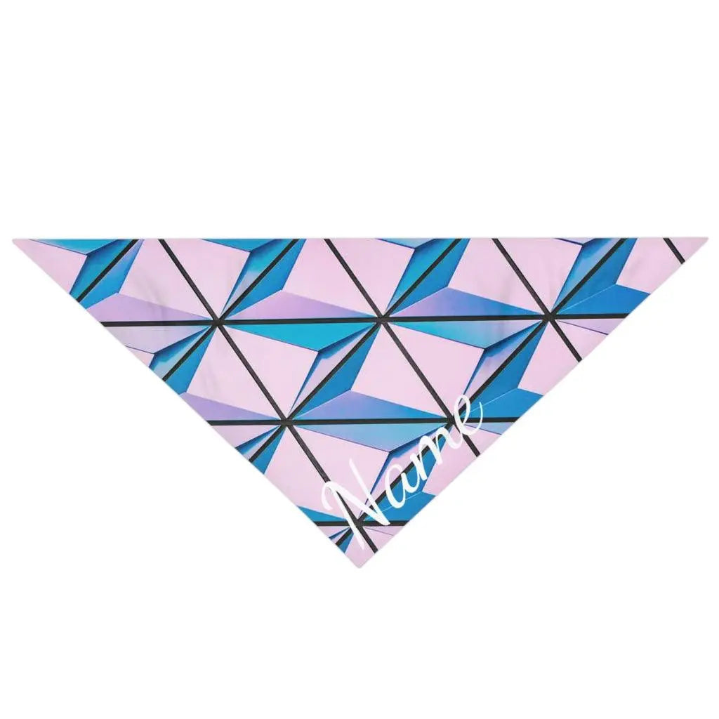Custom Dog Bandana - Pink Diamond Patterns GROOMY