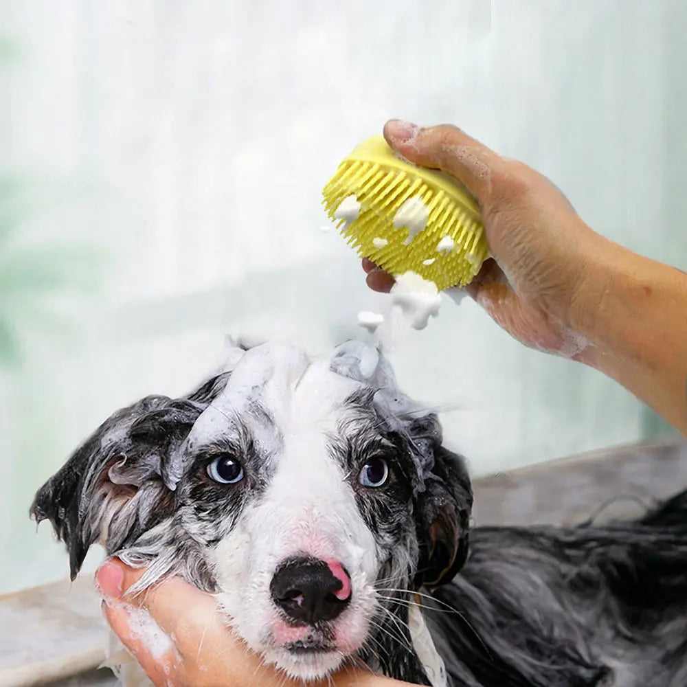 Dog Bath Brush - Massage Your Pets GROOMY