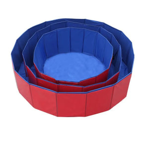 Dog Swimming Bath Pet Foldable Bathtub Large pool Collapsible Bathtub Pool Kids Cool pet Accessories Out Cooling GROOMY