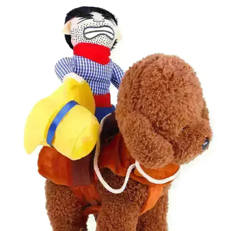 Novelty Cowboy Rider Pet Costume GROOMY