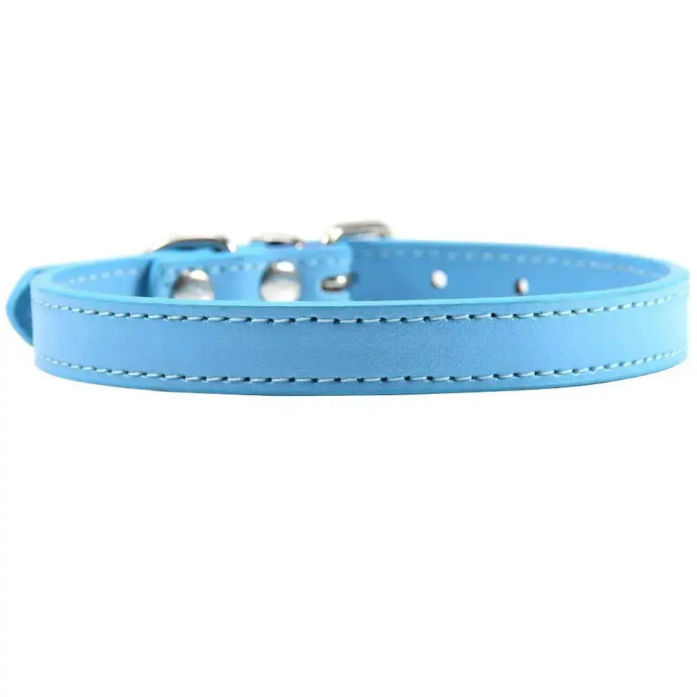 Personalized Leather Cat Collar GROOMY