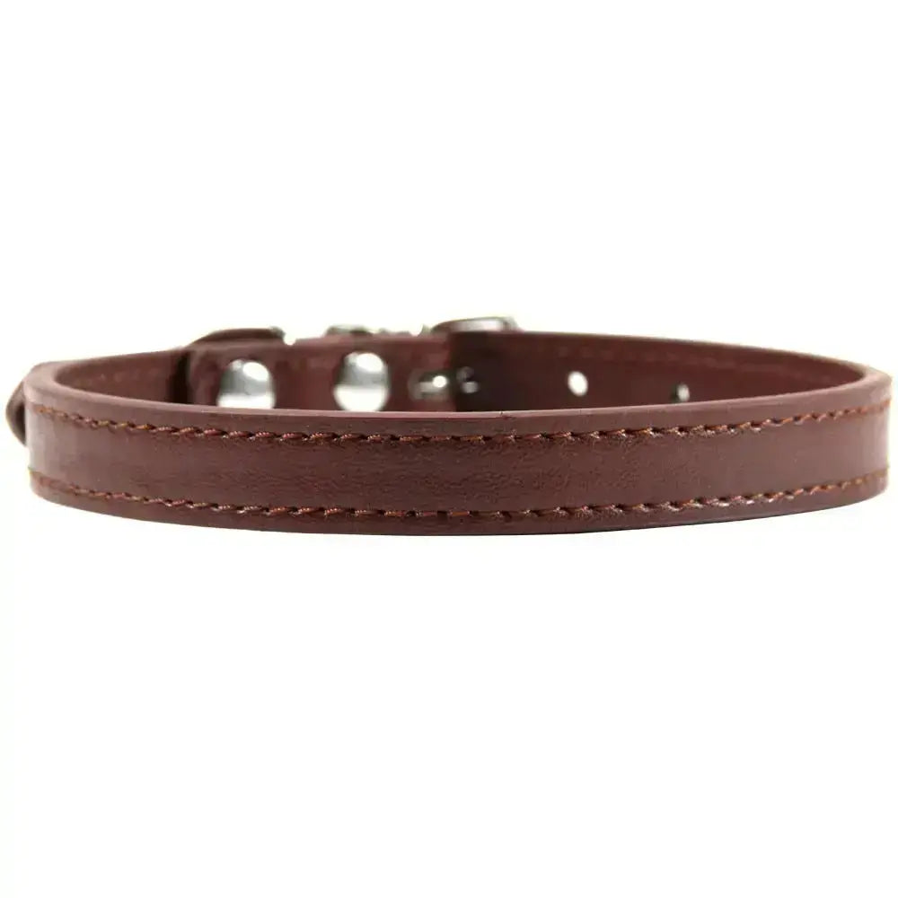Personalized Leather Cat Collar GROOMY