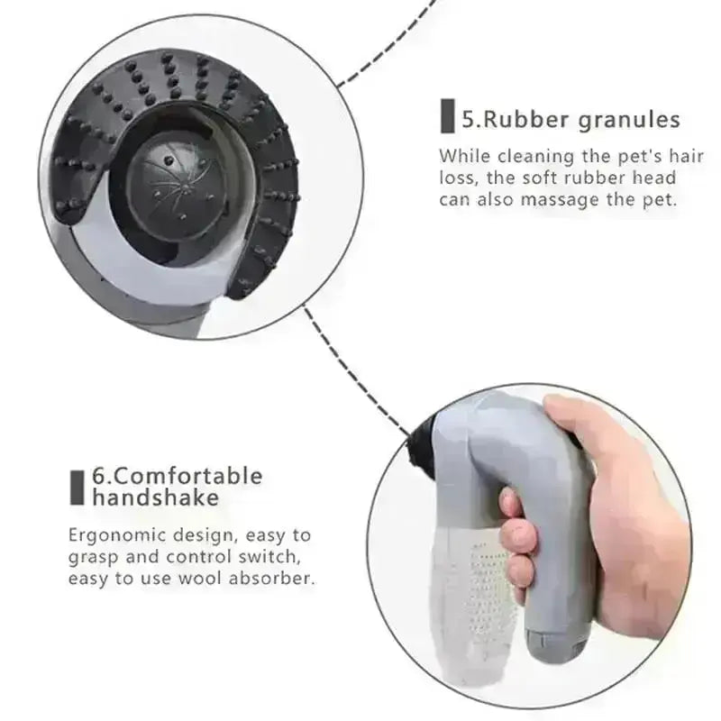 Portable Grooming Brush Vacuum GROOMY
