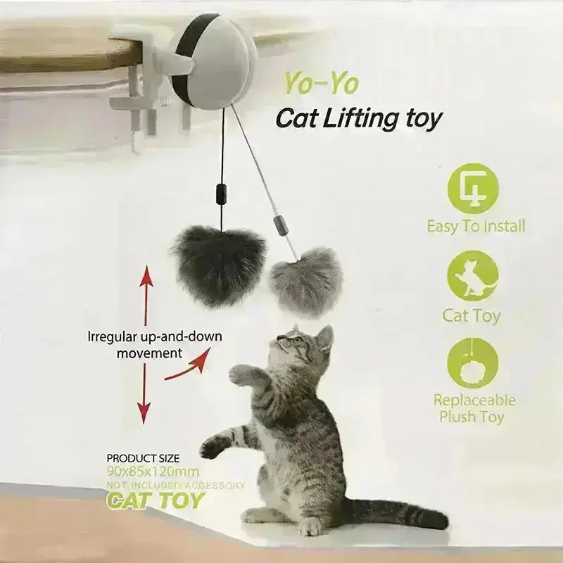 Rotating Interactive Cat Teaser Toy GROOMY
