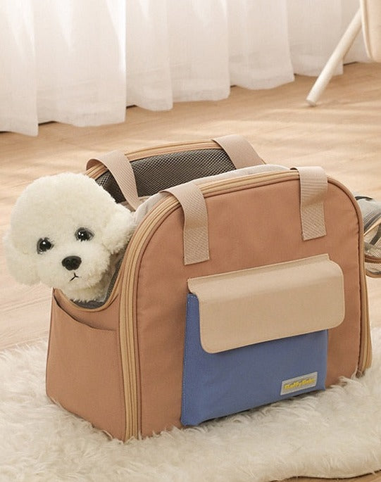 Dog Backpack Puppy Handbags Dog Transport Bag Pet Backpack Multifunctional Tent Pet Bag Puppy Carrier Pet Single Shoulder Bag GROOMY