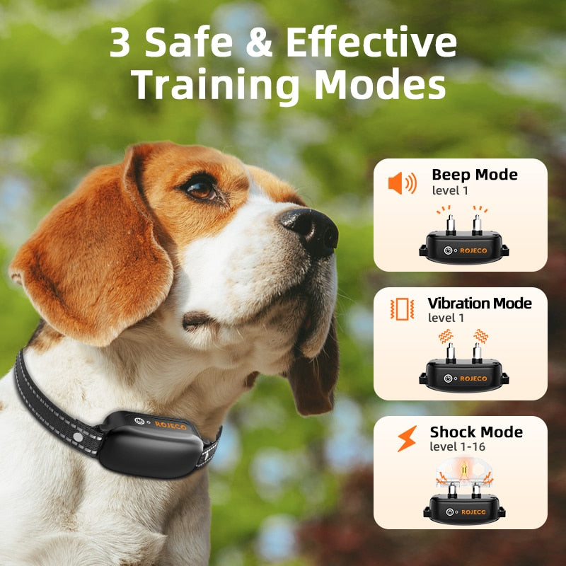 Waterproof Electric Dog Training Collar 3300ft Remote Control GROOMY