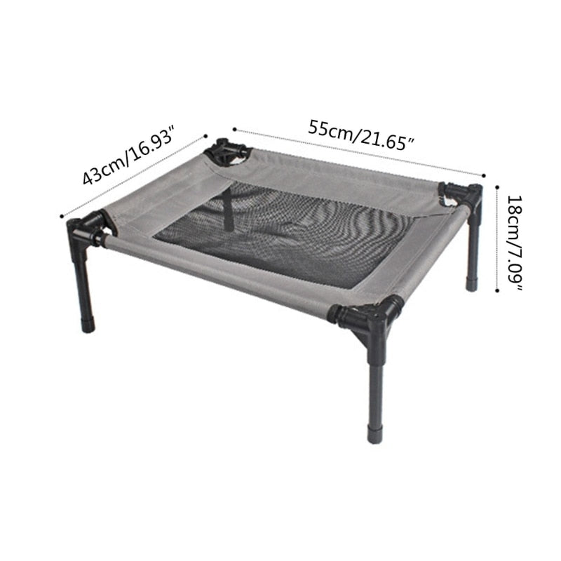 Small Dog Portable Elevated Dog Bed GROOMY