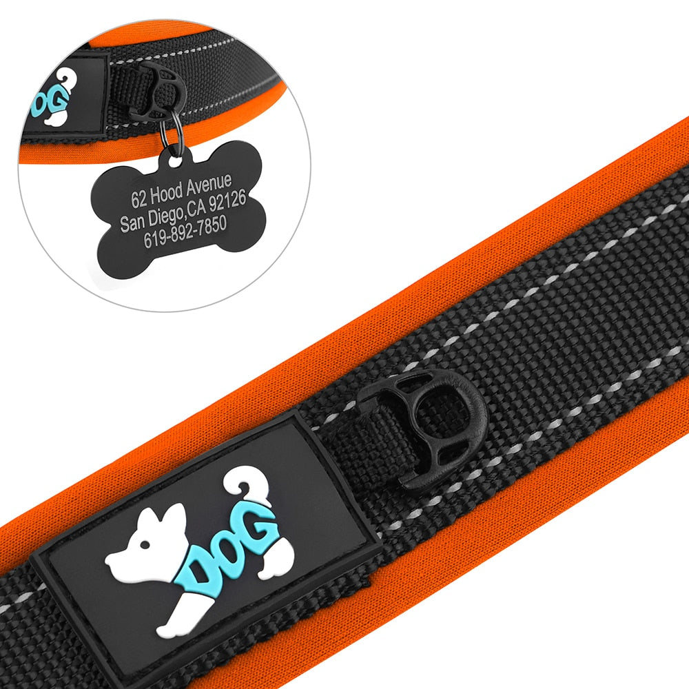 Adjustable And Engravable Pet Collar for Animals that love the outdoors! GROOMY