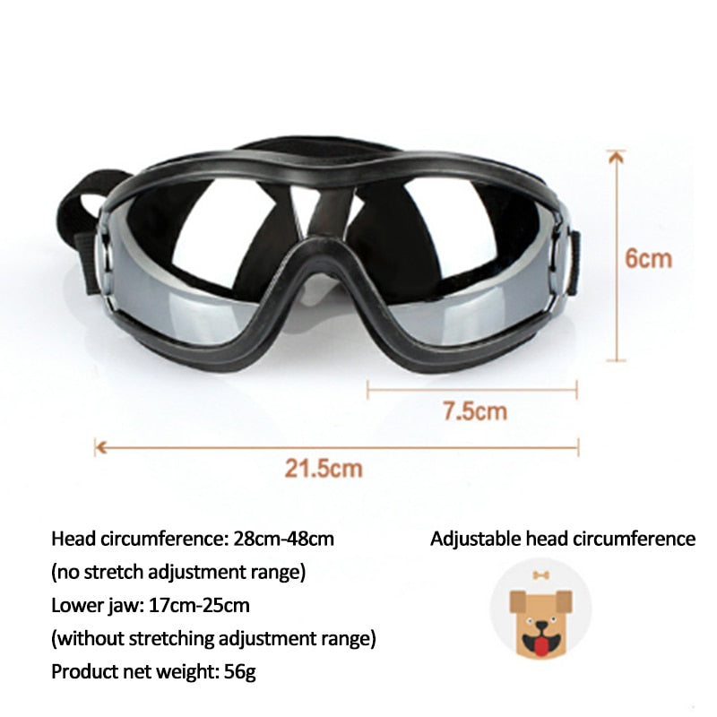 Adjustable Pet Dog Goggles Sunglasses Anti-UV Sun GROOMY