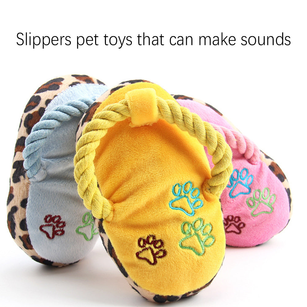 Slippers, Elephants, and chicken oh my! Plush Dog Toy GROOMY