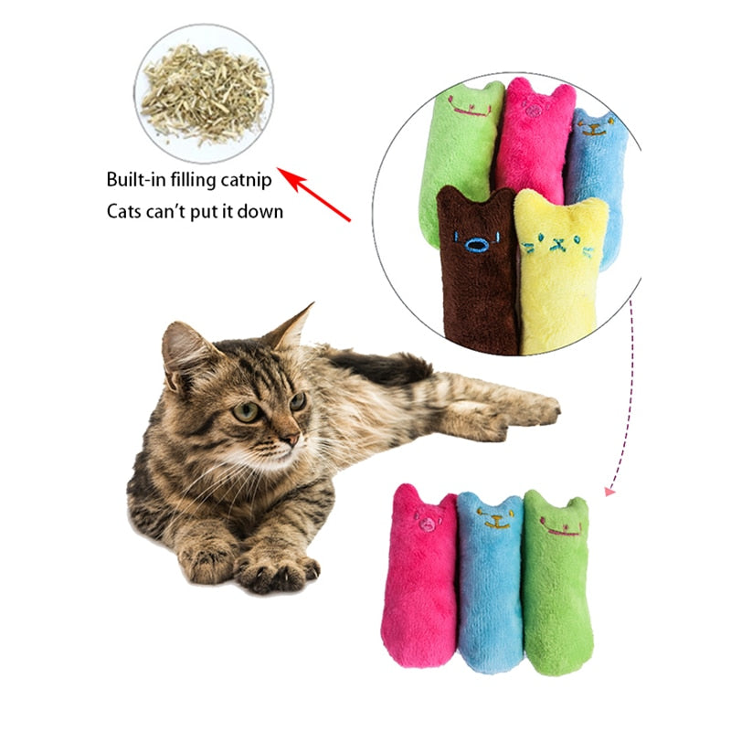 Catnip Plush Molar Cat Toy GROOMY