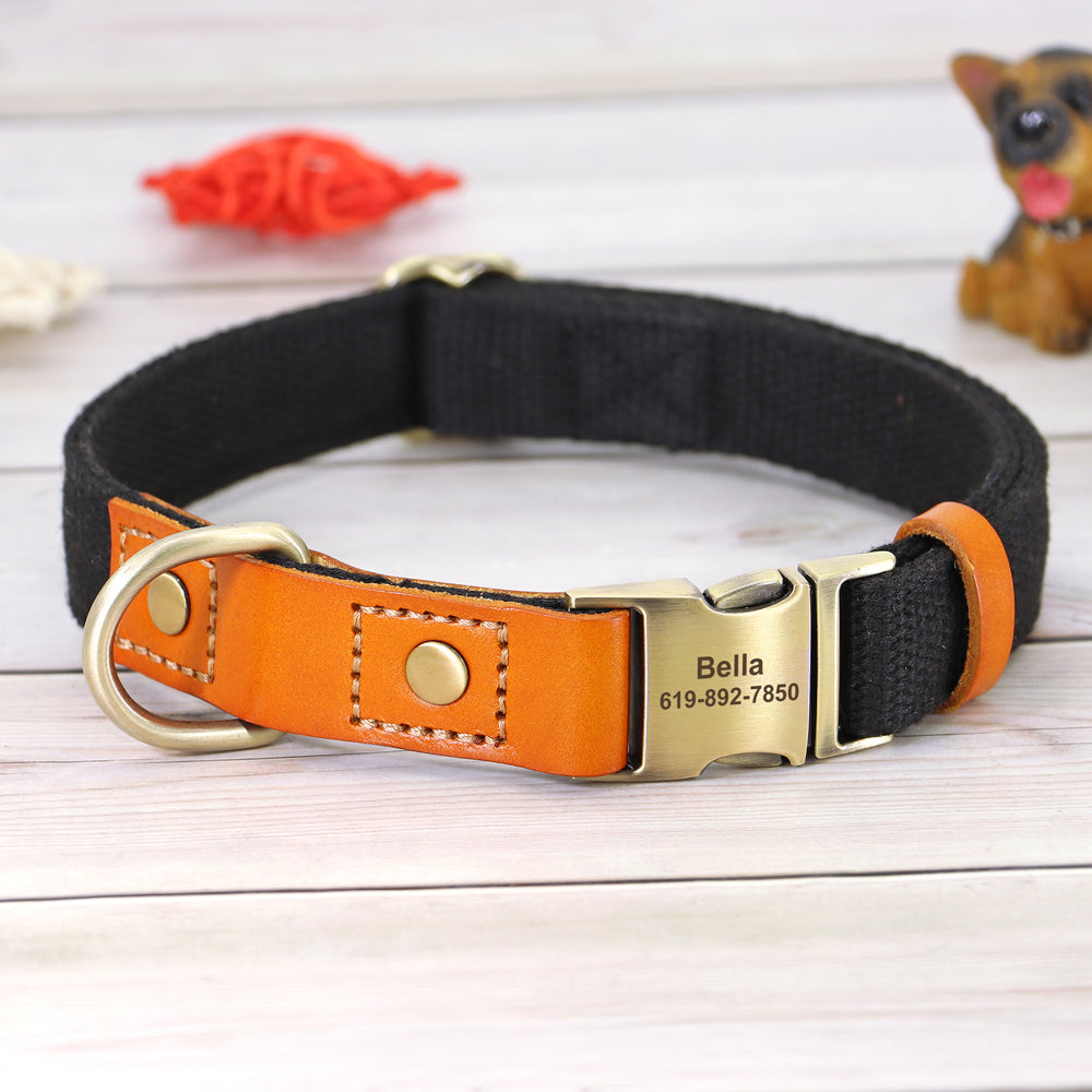 Custom Dog Collar Leash Set GROOMY