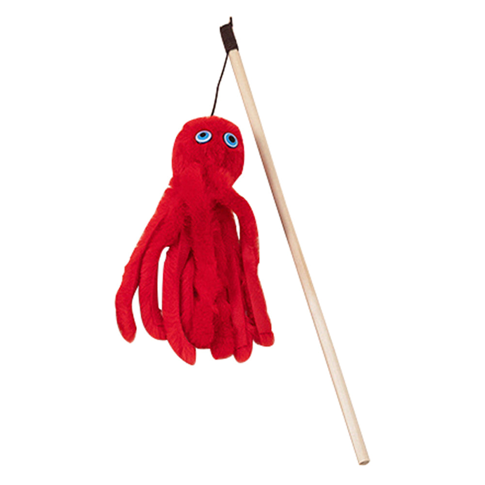Cat Wand Toy - Octopus Plush GROOMY