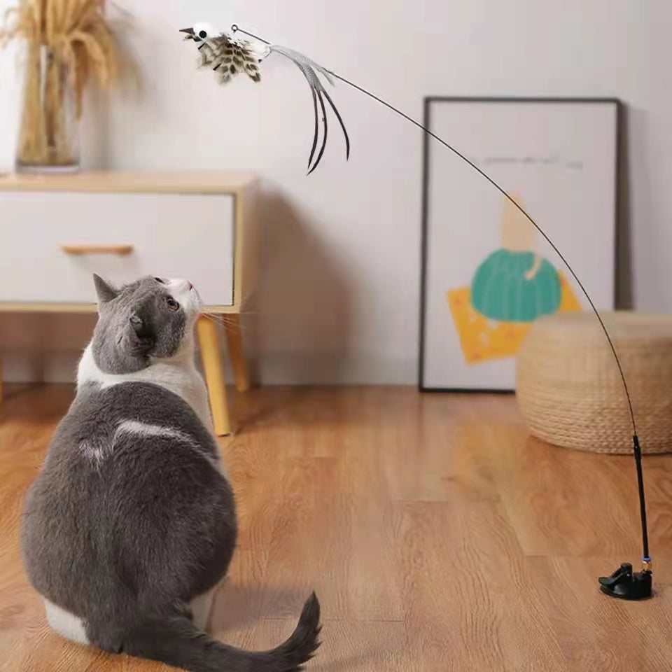 Cat Stick Toy - Interactive Play GROOMY