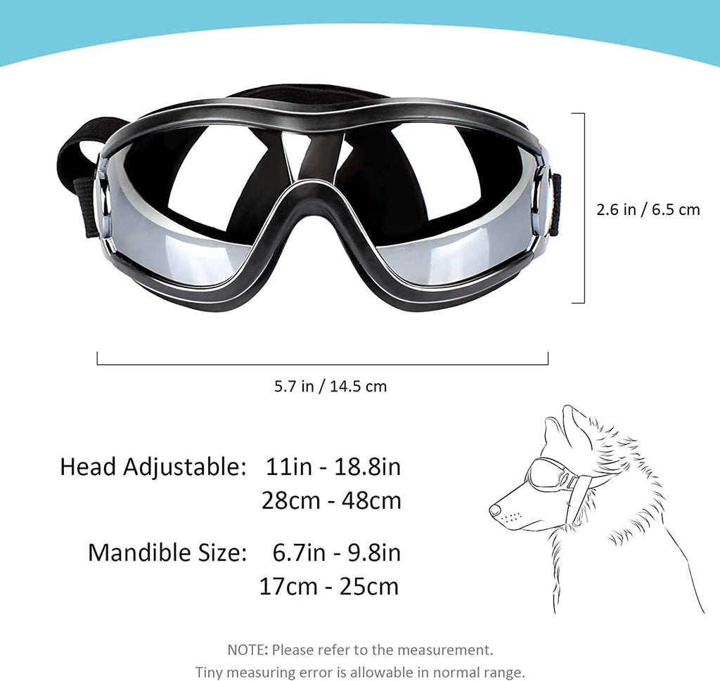 Dog Sunglasses Dog  Adjustable Strap for Travel GROOMY