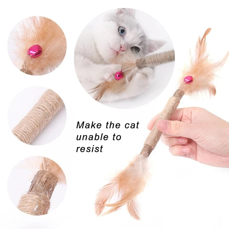 Cat Chew Stick Toy with Catnip GROOMY