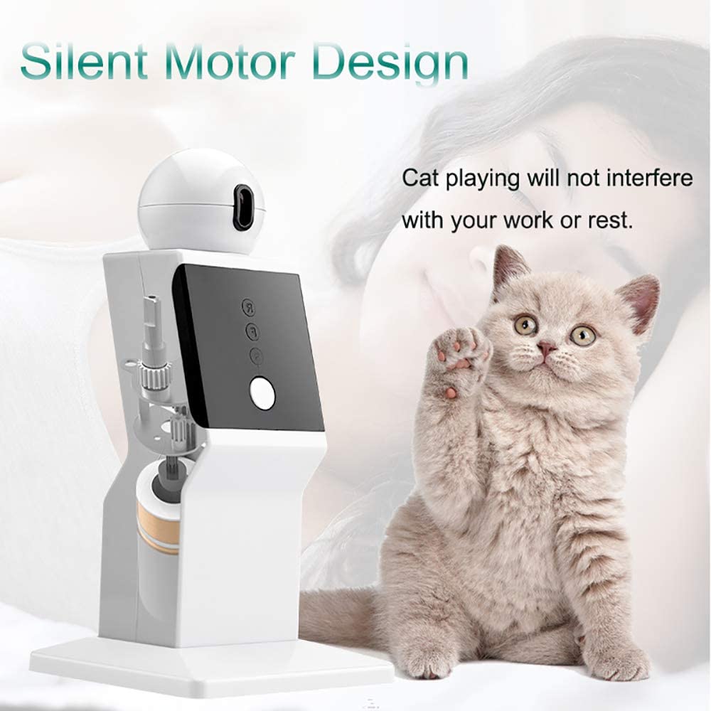 ATUBAN Cat Laser Toy Automatic,Random Moving Interactive Laser Cat Toy for Indoor Cats,Kittens,Dogs,Cat Red Dot Exercising Toy GROOMY