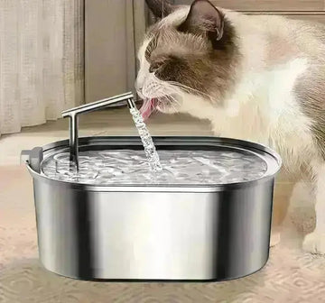 Stainless Steel Cat Water Fountain GROOMY