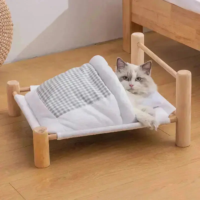 Wooden Cat Bed Hammock GROOMY