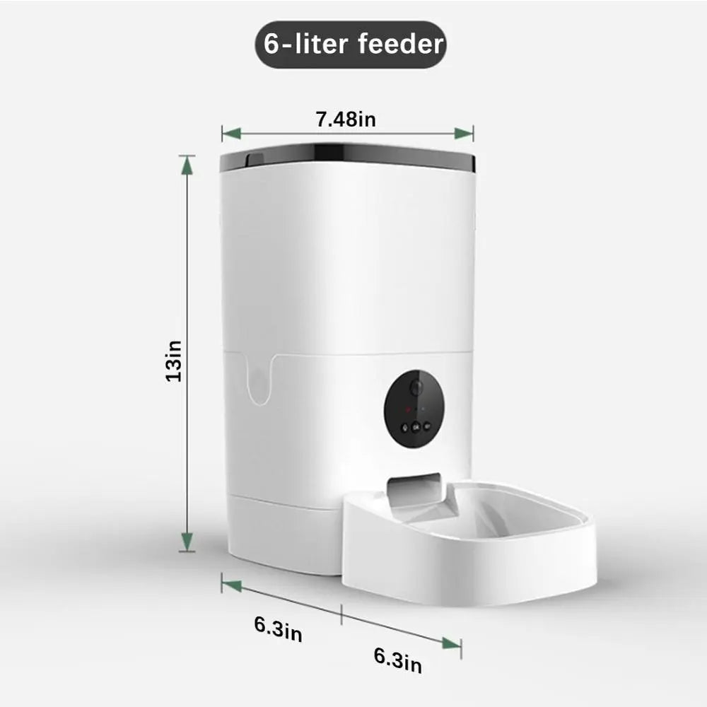 Automatic Pet Feeder Food Dispenser - Large Capacity | GROOMY