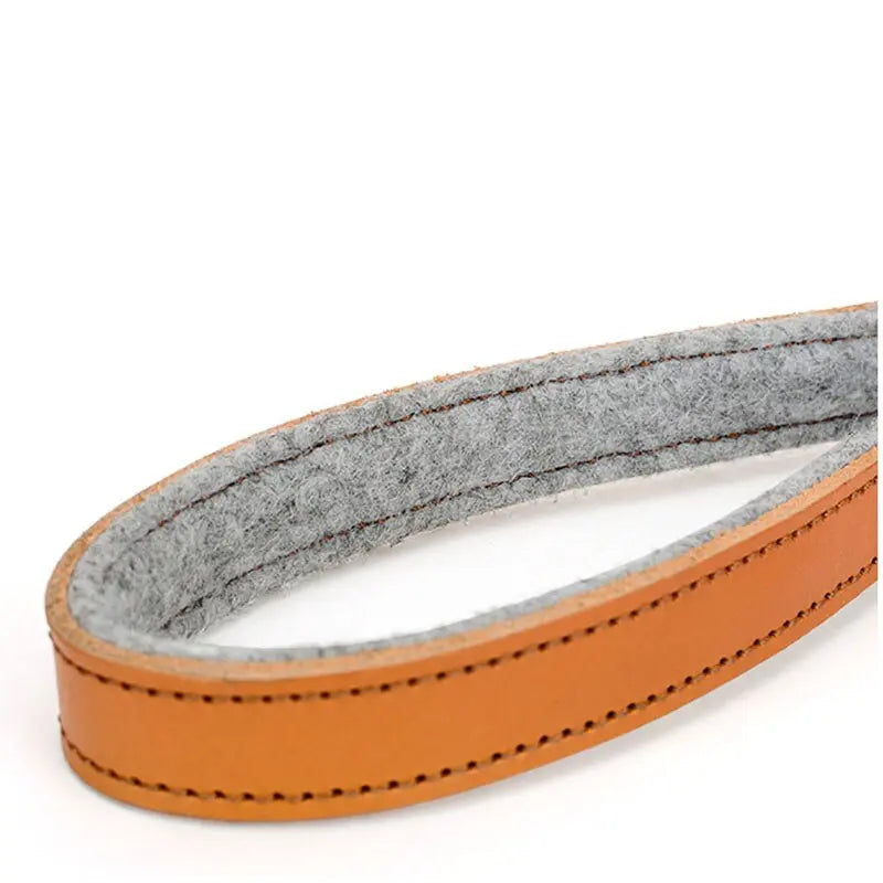 Custom Dog Leather Leash - Two Colored Design GROOMY