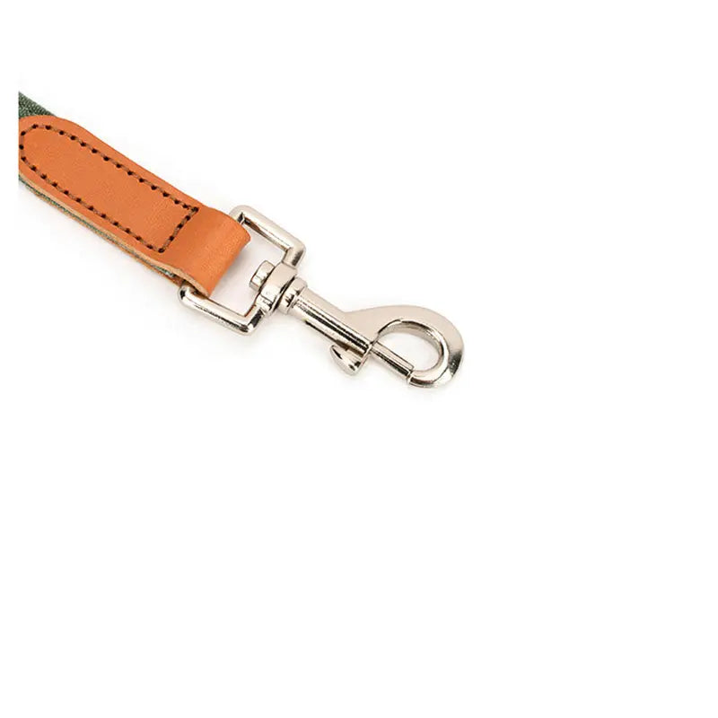 Custom Dog Leather Leash - Two Colored Design GROOMY