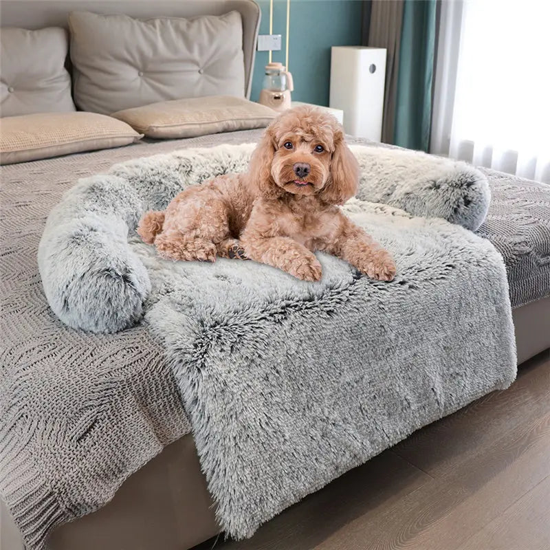 Dog Sofa & Bed Mat - Plush Cover GROOMY