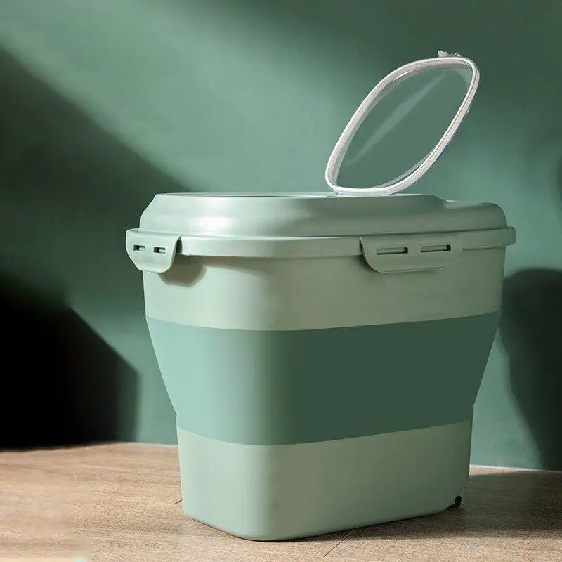 Dog & Cat Food Container - Large Capacity & Foldable GROOMY