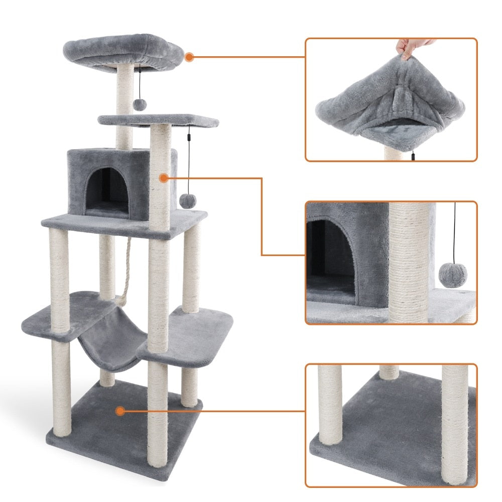 Cat Tree & Tower - Small to Large GROOMY