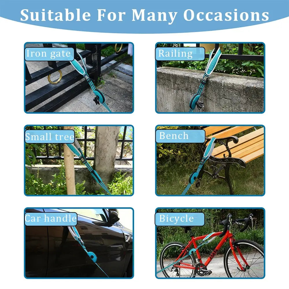 Multifunctional Dog Leash - Reflective Bicycle Leash GROOMY