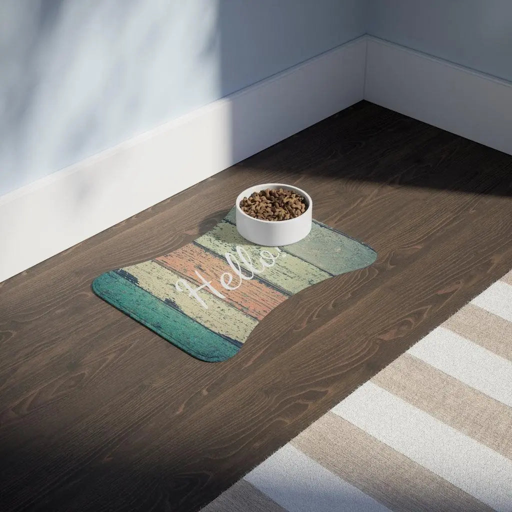 Personalize Pet Food Mat - Nature Patterns GROOMY