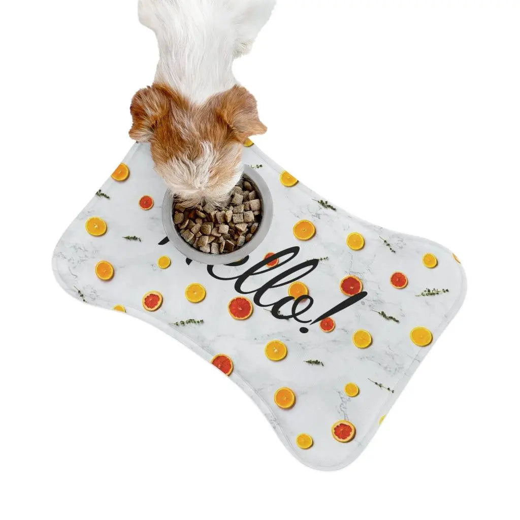 Personalize Pet Food Mat - Fruity Patterns GROOMY