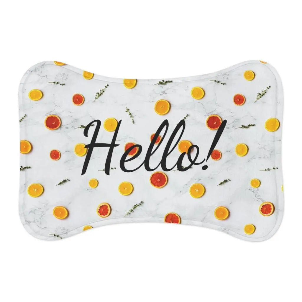 Personalize Pet Food Mat - Fruity Patterns GROOMY