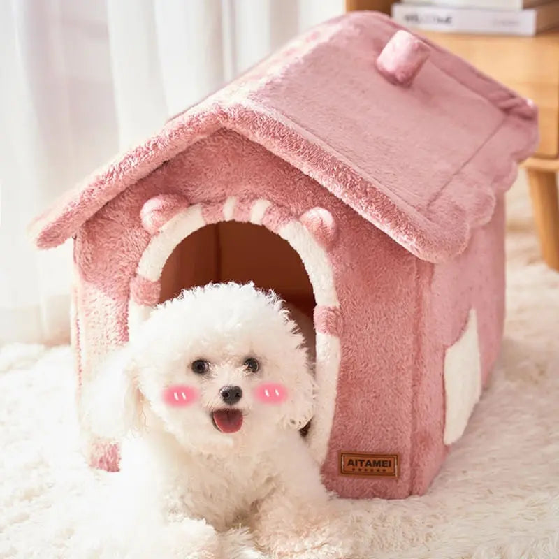 Pet Indoor House Style D - Foldable & Washable GROOMY