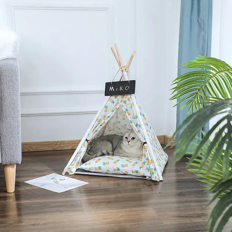 Cat Teepee - Indoor House for Pets | GROOMY