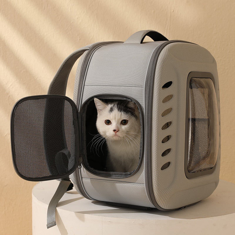 Cat Backpack Carrier - Style B GROOMY