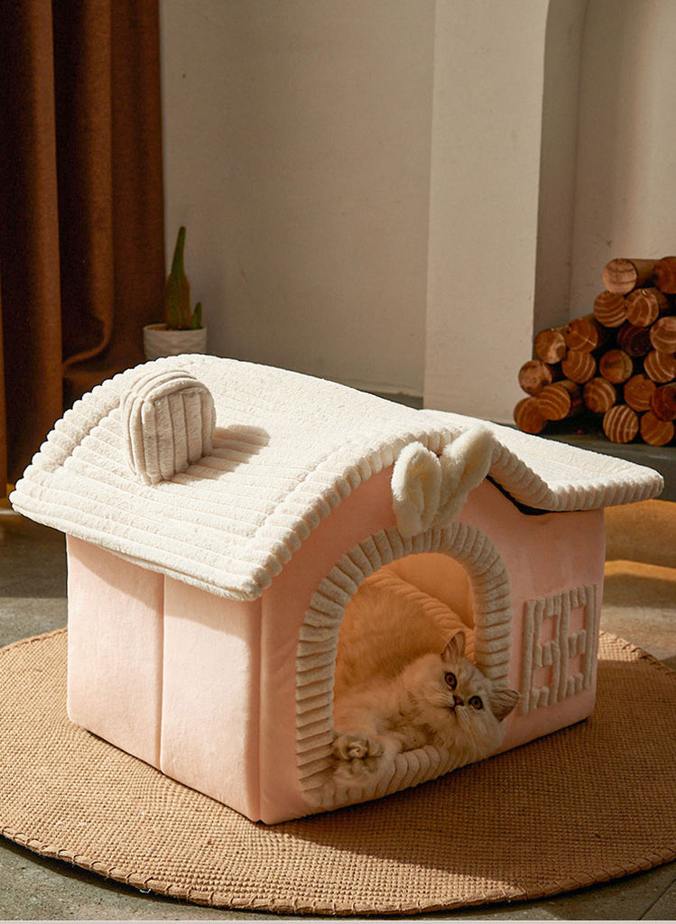 Indoor Dog House Style F - Foldable & Washable GROOMY