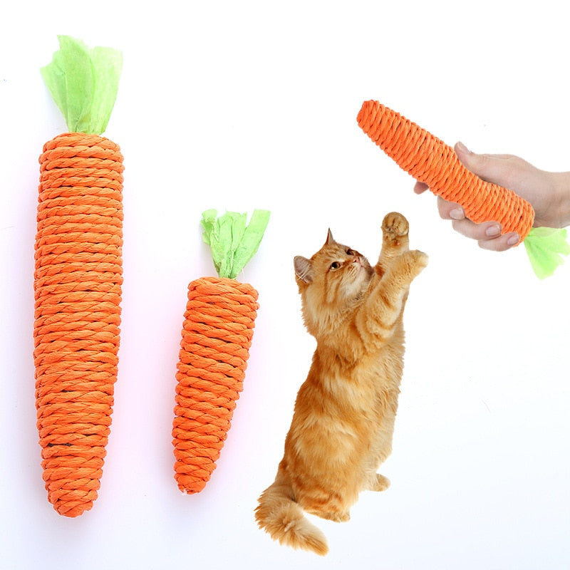 Carrot Cat Toy GROOMY