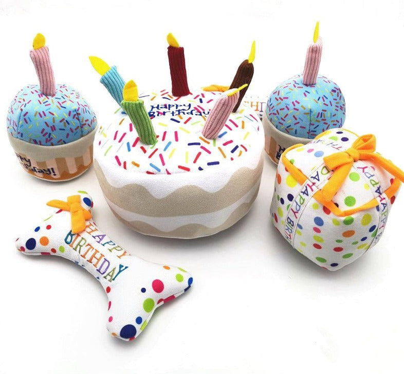 Birthday Cake Squeaky Toys GROOMY
