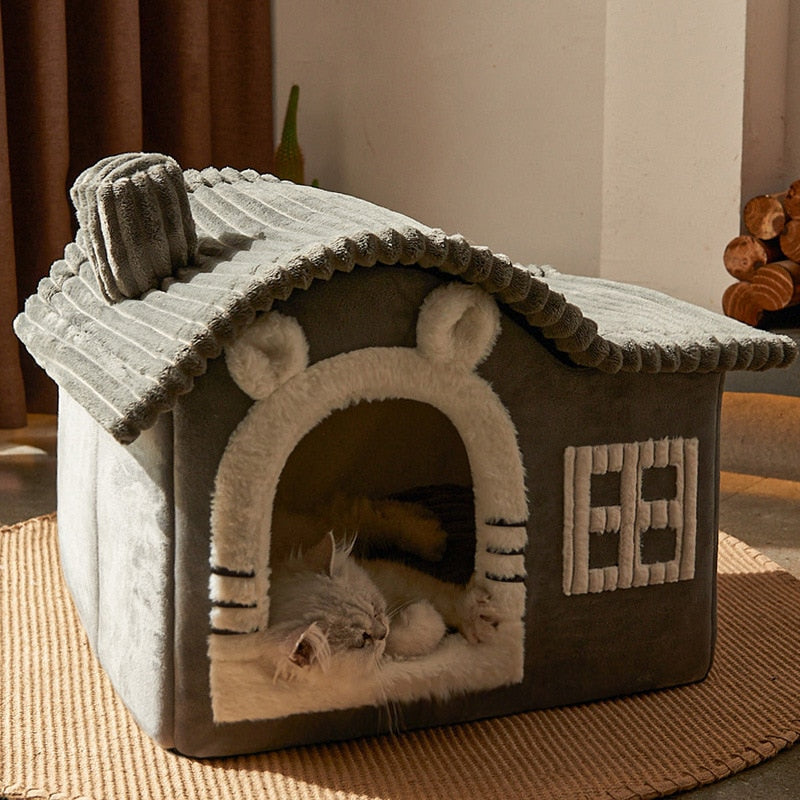 Indoor Dog House Style F - Foldable & Washable GROOMY